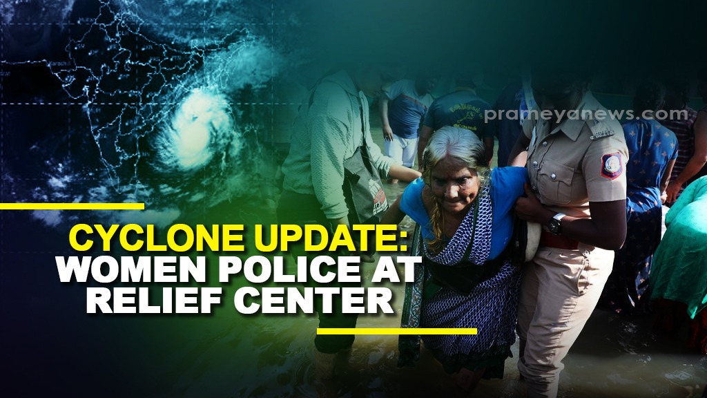 Cyclone Dana: Women Officers Deployed at Relief Centers in Odisha