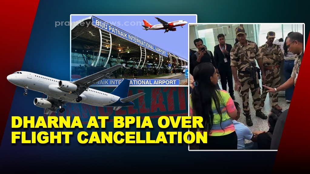 Passengers irked over repeated cancellation of flight, stage dharna at Biju Patnaik airport