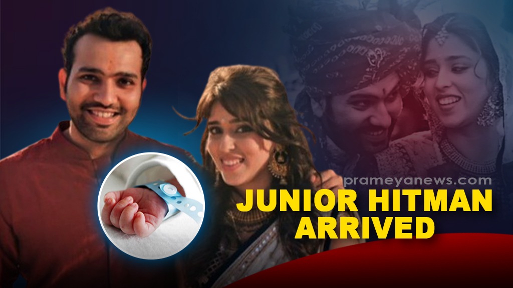Rohit Sharma, Ritika Sajdeh Welcome Baby Boy