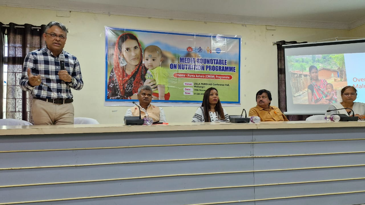 Media roundtable to combat Malnutrition in Malkangiri