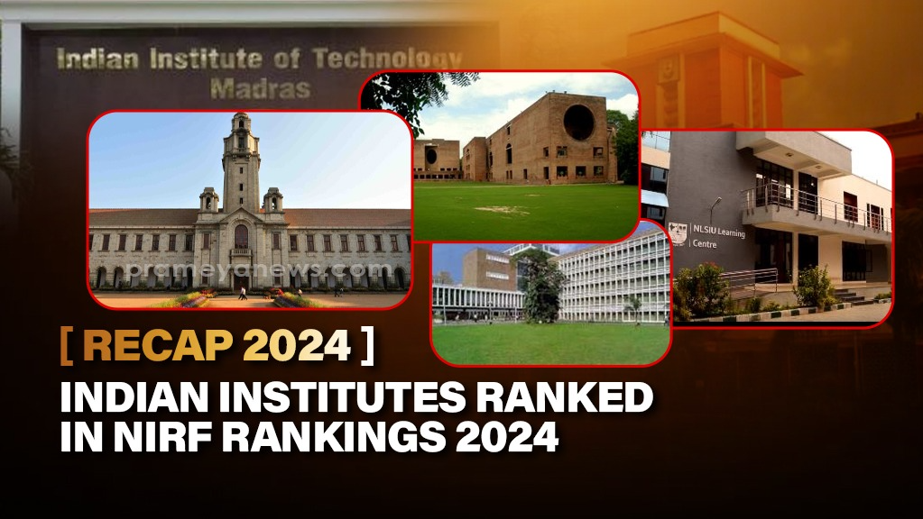 Recap 2024: Top Indian Institutes in NIRF 2024 Rankings | Prameya English
