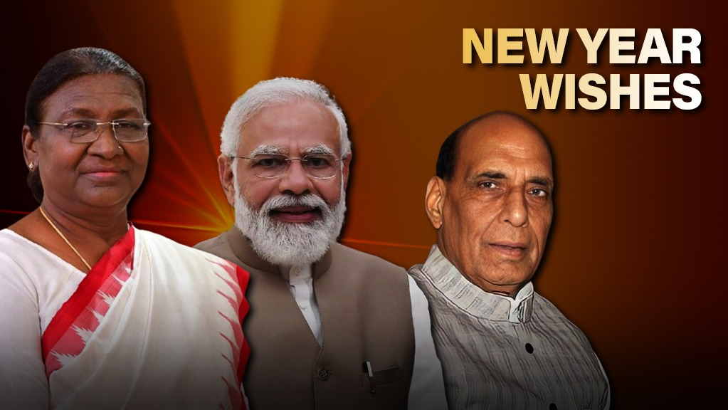New Year Wishes 2025: PM Modi, President Murmu & Leaders Share Greetings