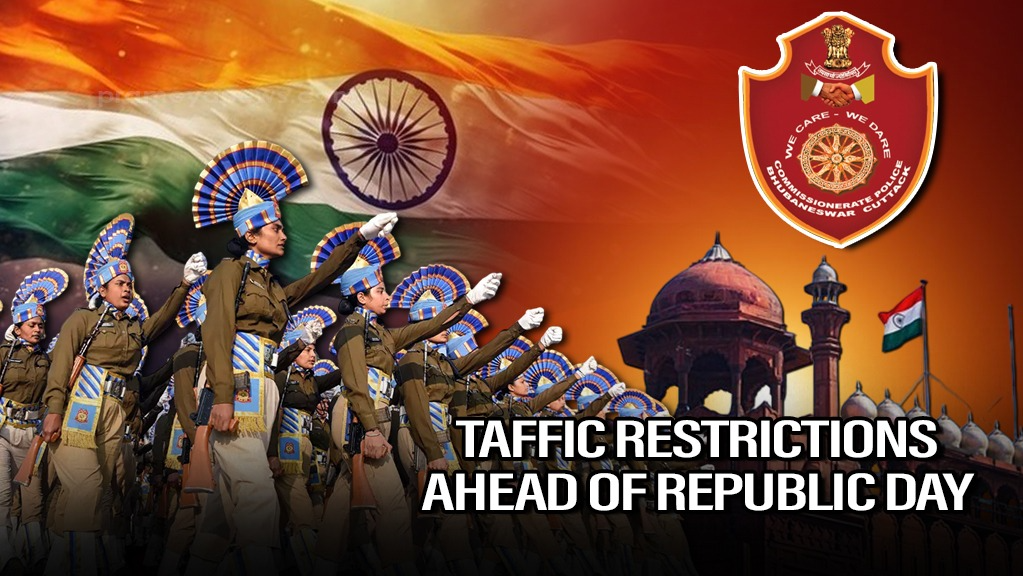 Republic Day 2025: Know traffic restrictions to be imposed in Bhubaneswar