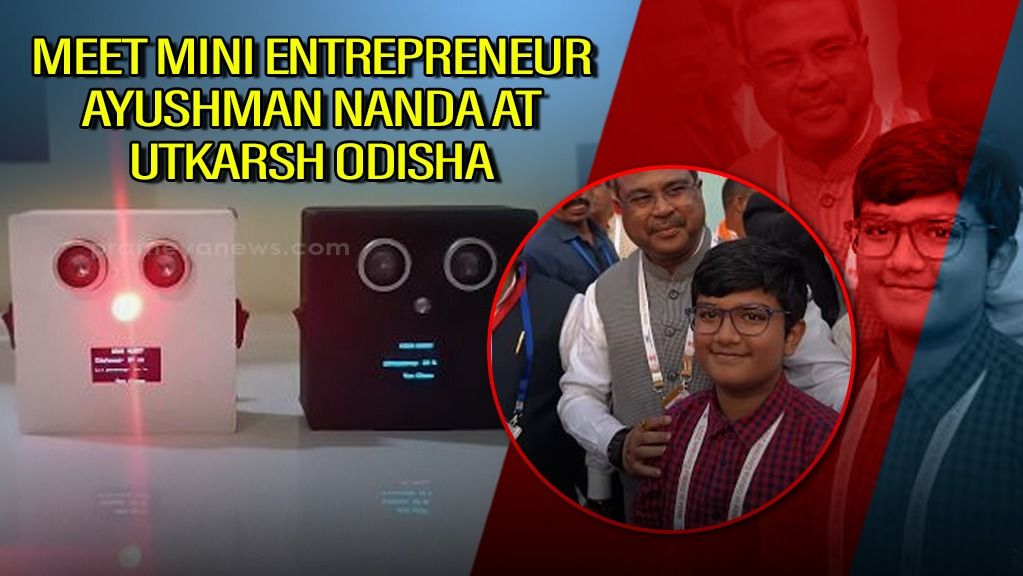 Utkarsh Odisha Conclave 2025: Meet 13-Year-Old Ayushman grabs spotlight with two 2 start ups