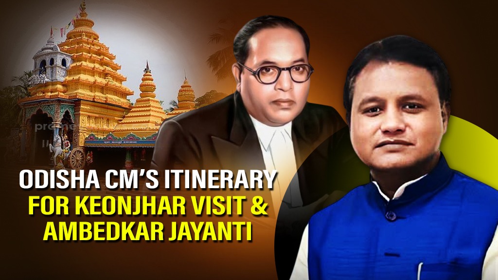 Know the itinerary for Odisha CM Mohan Majhi Keonjhar visit & Dr. B R Ambedkar Jayanti today