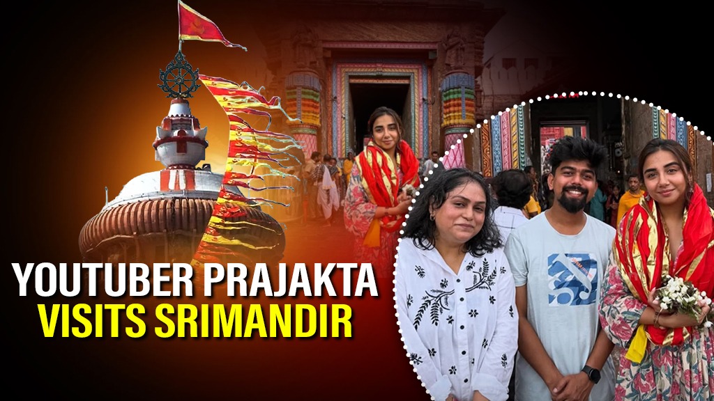 Prajakta Koli pays spiritual visit to Puri's Jagannath Temple amid Puri Lit Fest 2025