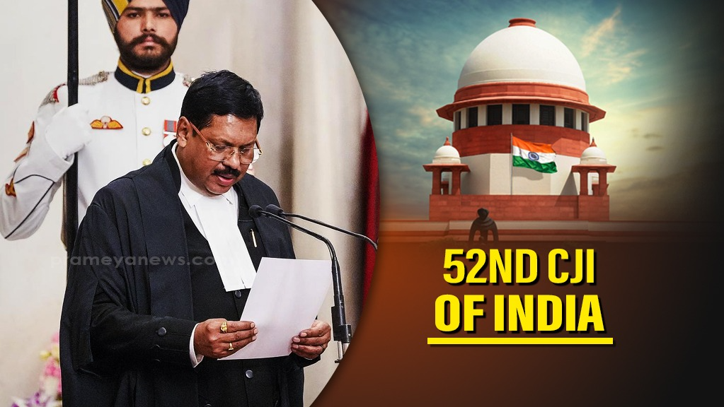 Justice B.R. Gavai Takes Oath as 52nd Chief Justice of India