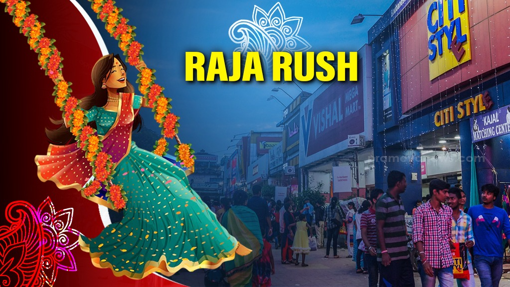 Raja rush in Bhubaneswar: Festive shopping takes over Bhubaneswar’s market building