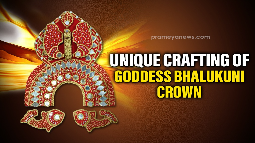 Subrajit Panda’s unique crafting of Goddess Bhalkuni’s crown & jewelry gains attention