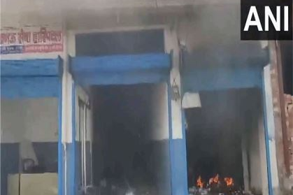 Bahraich violence: Protestors torch shops, hospitals after man killed in clash during idol immersion