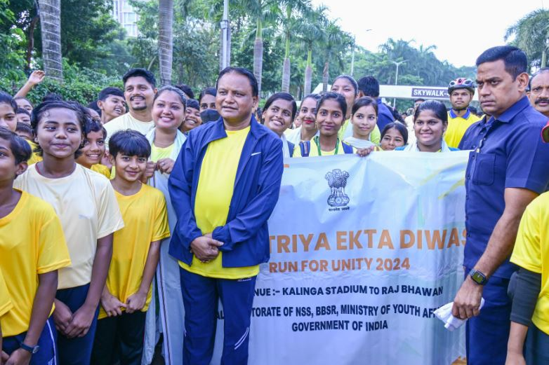 Odisha CM Mohan Majhi flags off ‘Run for Unity’ Marathon in Bhubaneswar