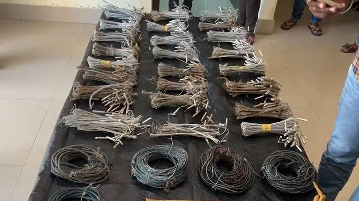 Maoist Camp Busted in Nuapada, 500 Detonators Seized