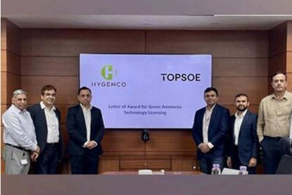 Hygenco Partners with Topsoe for Green Ammonia Plant in Odisha