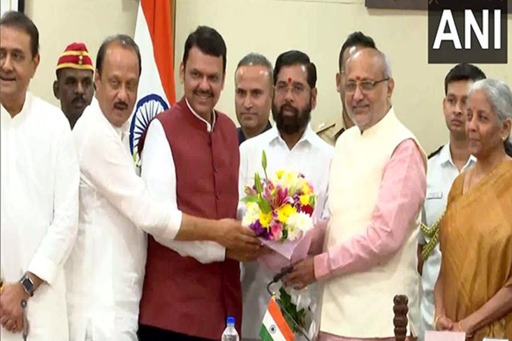 Mahayuti leaders meet Maharashtra governor Radhakrishnan; Devendra Fadnavis to take oath tomorrow