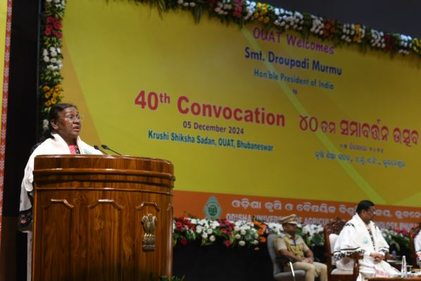Convocation day opens path to promising future of students: President Droupadi Murmu at OUAT