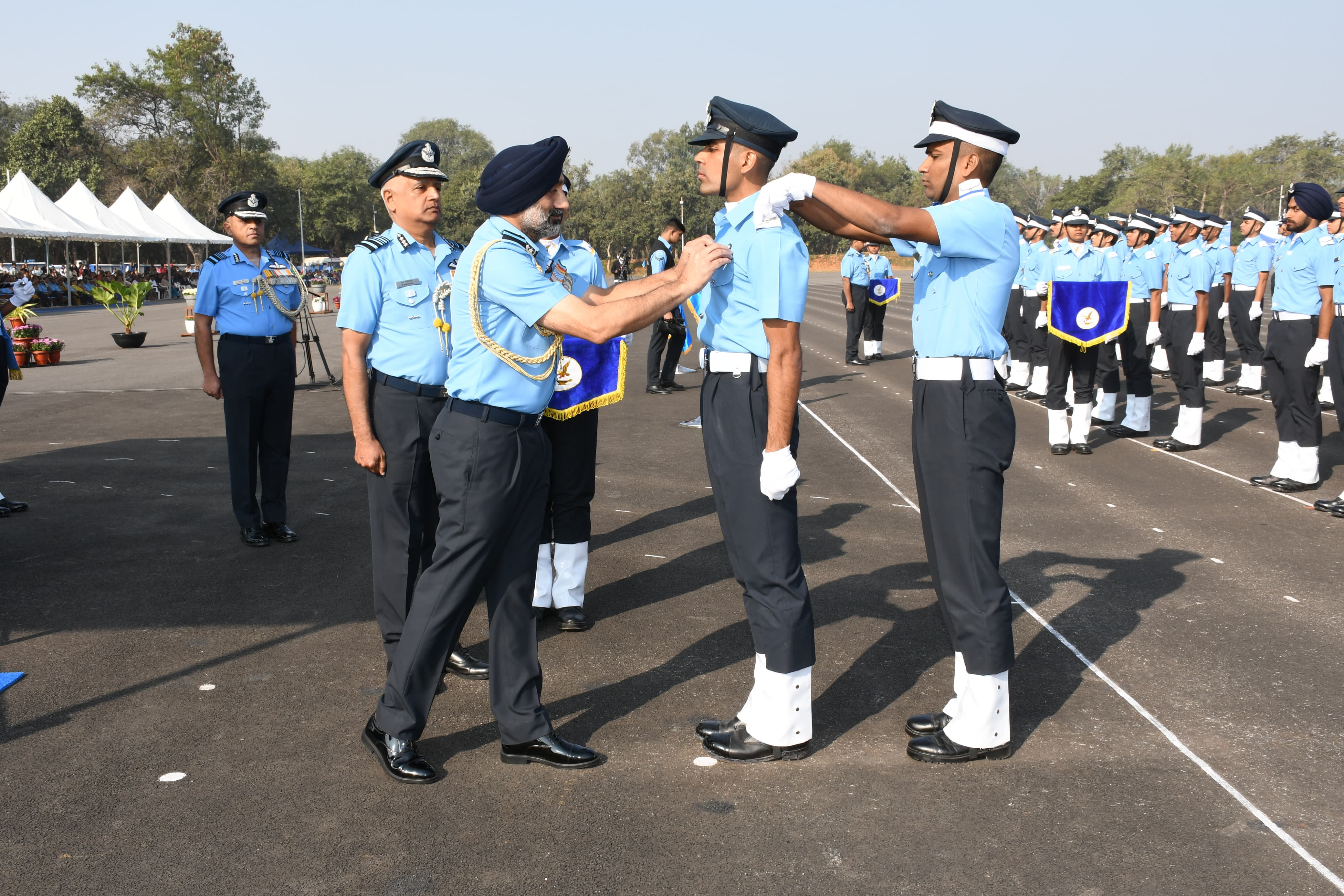 Combined Graduation Parade held at Air Force Academy