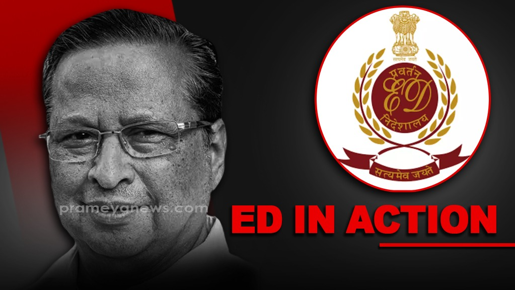 ED raids Niranjan Patnaik’s residence in Bhubaneswar