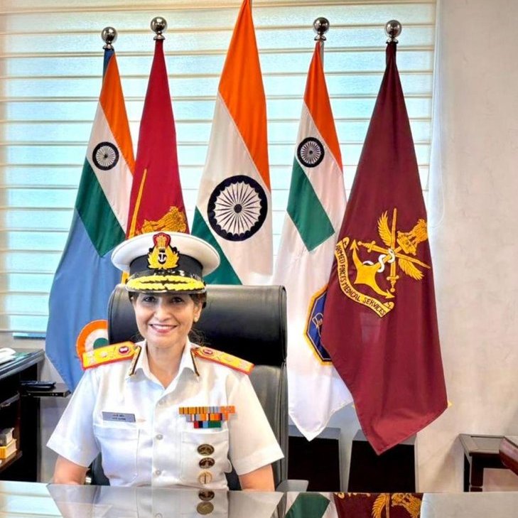 Surgeon Vice Admiral Arti Sarin becomes first woman to take over as DG, Armed Forces Medical Services