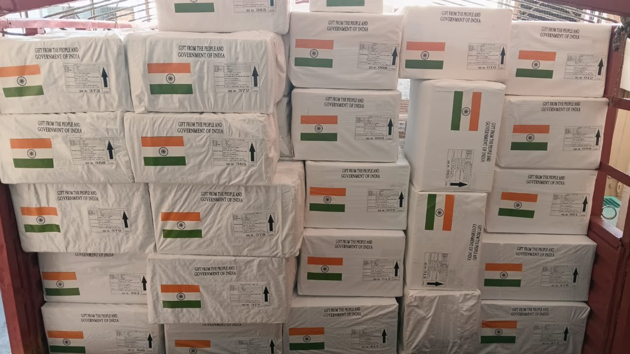 Solidarity for the war-distressed Lebanon: India contributes 33 tons of lifesaving medicines