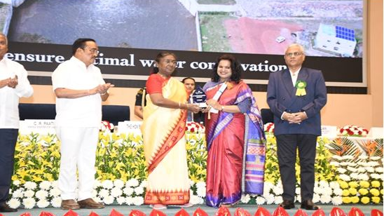 Odisha conferred National Water Award for Water Resources conservation and management                                                                                                                                                          
