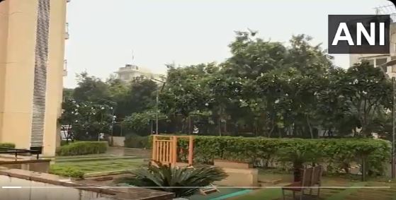 Acute pollution hits lives: Artificial rain brings respite for denizens in DLF Primus