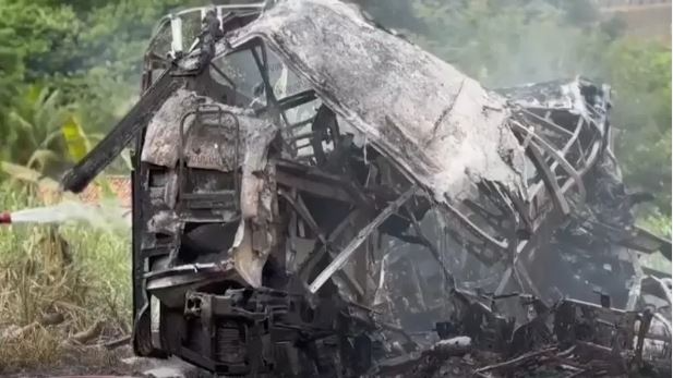 Furious road mishap in Brazil: 38 killed, dozens critical in Truck-bus collision