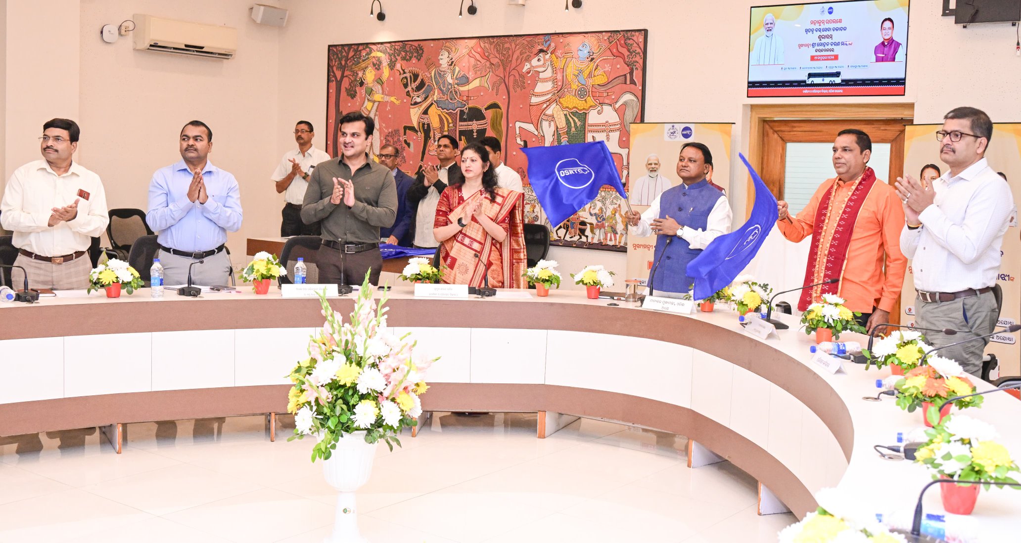 Odisha CM flags off special tourist bus service for Maha Kumbh Mela