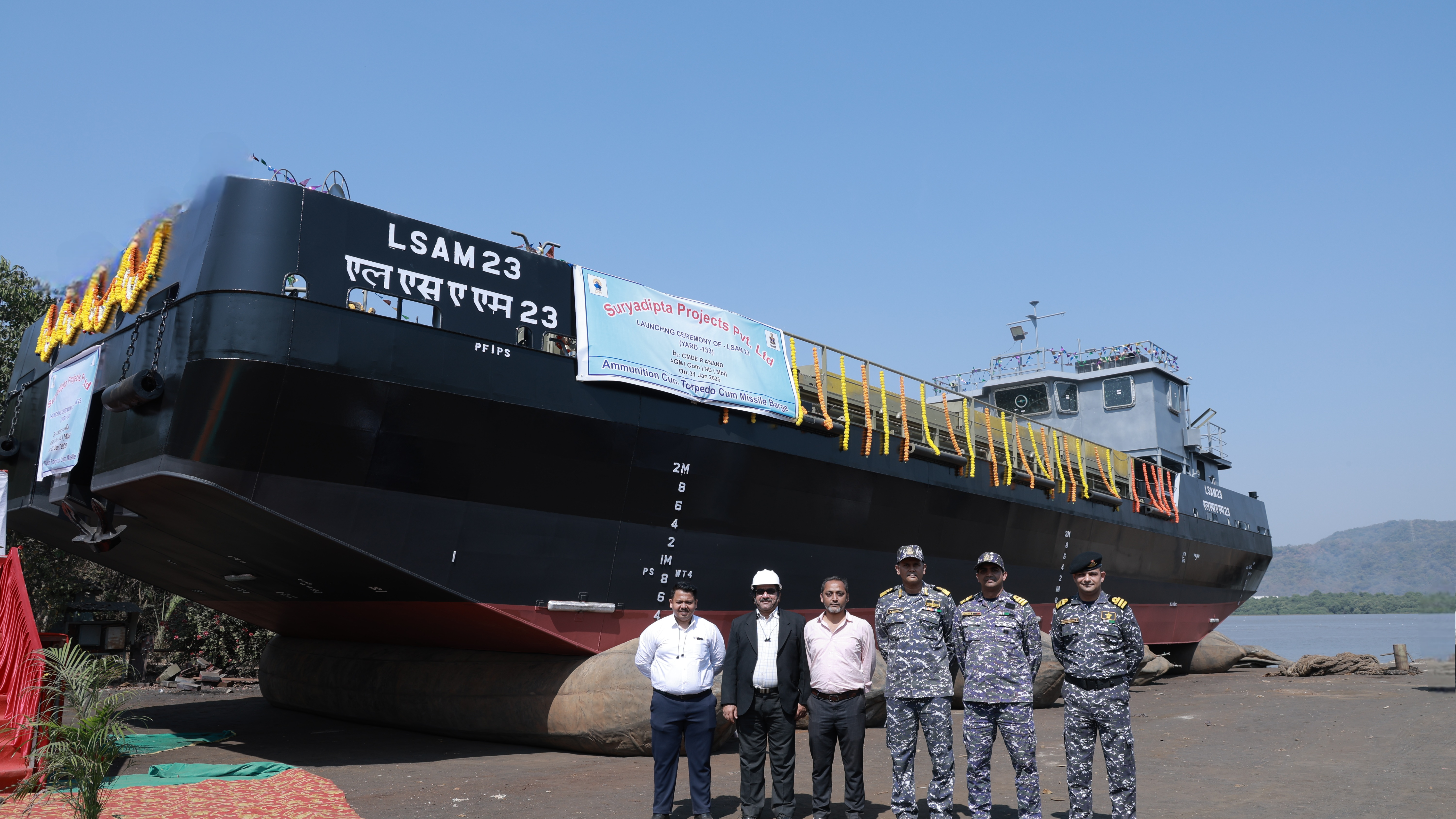 ACTCM Barge , LSAM 23 Launched 
