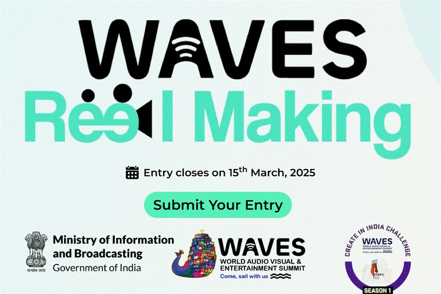 Over 3,300 entries received for WAVES 2025 "Reel Making" Challenge