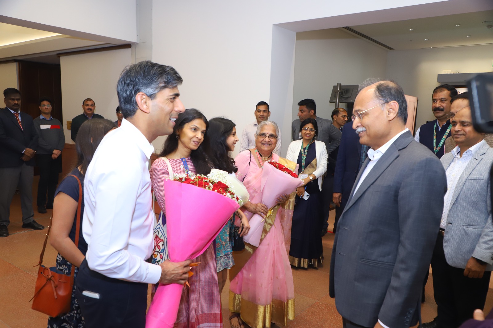 Rishi Sunak Visits Indian Parliament with Family