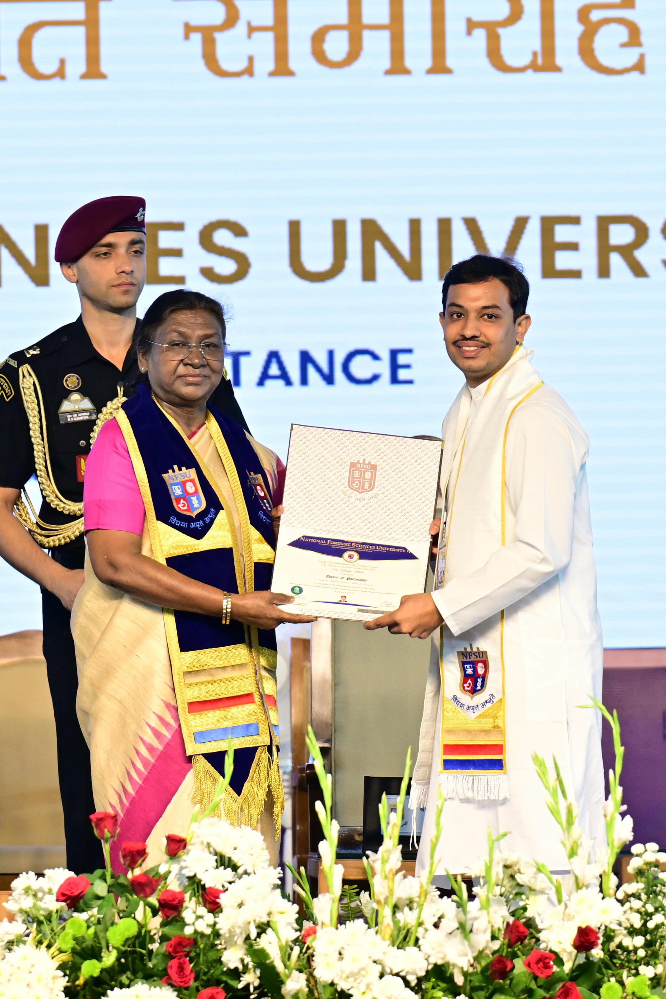 President Murmu graces convocation of NFS University