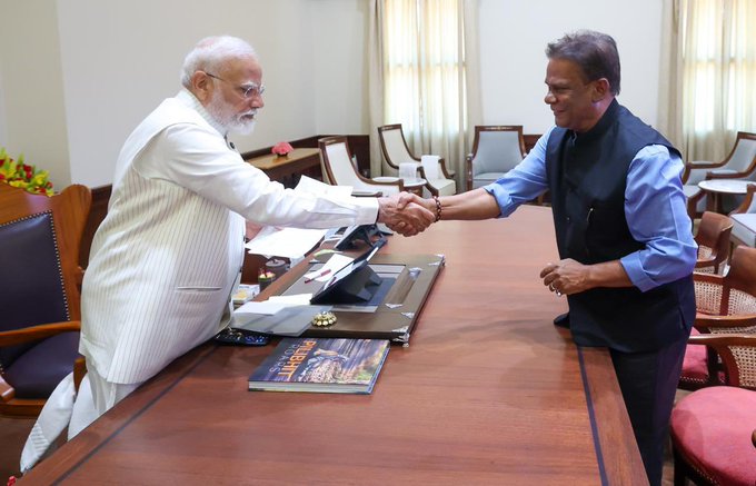 Industrialist Dilip Ray calls on PM Modi: Demands expansion of RSP