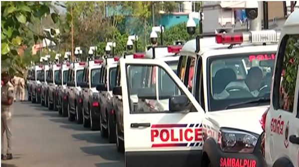 Fleet of 15 smart interceptor vehicles commissioned in Sambalpur Police