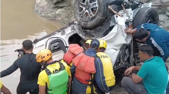Speeding car skids into river, 5 of a family killed in U’khand