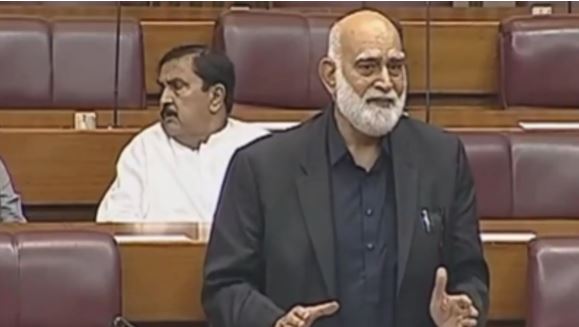 Pakistan Senator Tahir Iqbal melts down in Parliament: Sheds tears saying ‘May Allah-Protect us’  