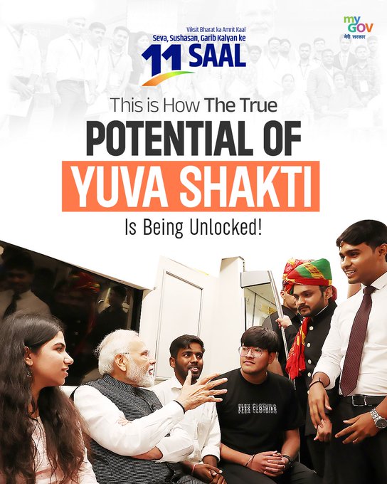 India’s youth have made a mark globally for dynamism, innovation and determination: PM