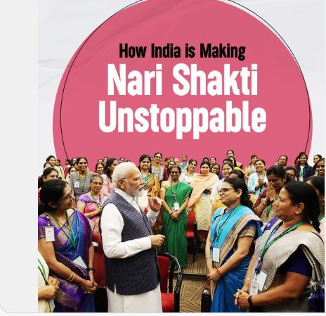 Nari Shakti is actively participating in the resolution of a Viksit Bharat
