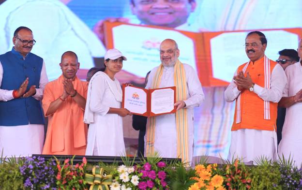 Amit Shah distributes appointment letters to 60,244 Civil Police Constables in UP