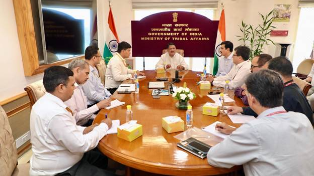 Union Minister Jual Oram reviews preparations for International Day of Yoga