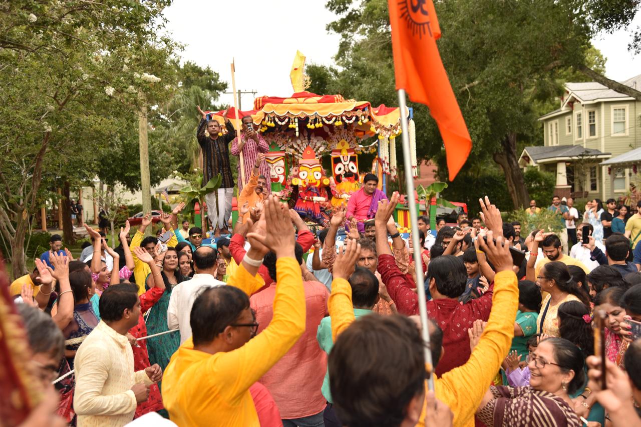 Devotion for Lord Jagannath flows overseas: Rath Yatra at Florida’s Tampa Bay in US celebrated in pomp & gaiety