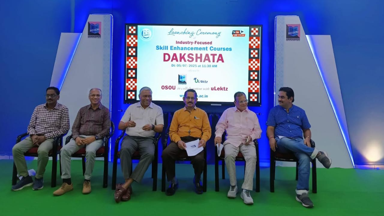 Mission Values & Employability: OSOU launches "DAKSHATA" to instill   new era industrial skills in young minds with 10 new programs