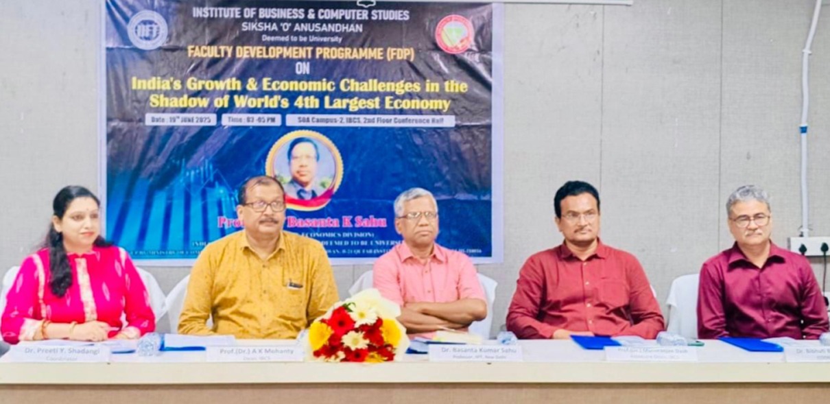 IBCS Organises FDP on India's Growth and Economic Challenges