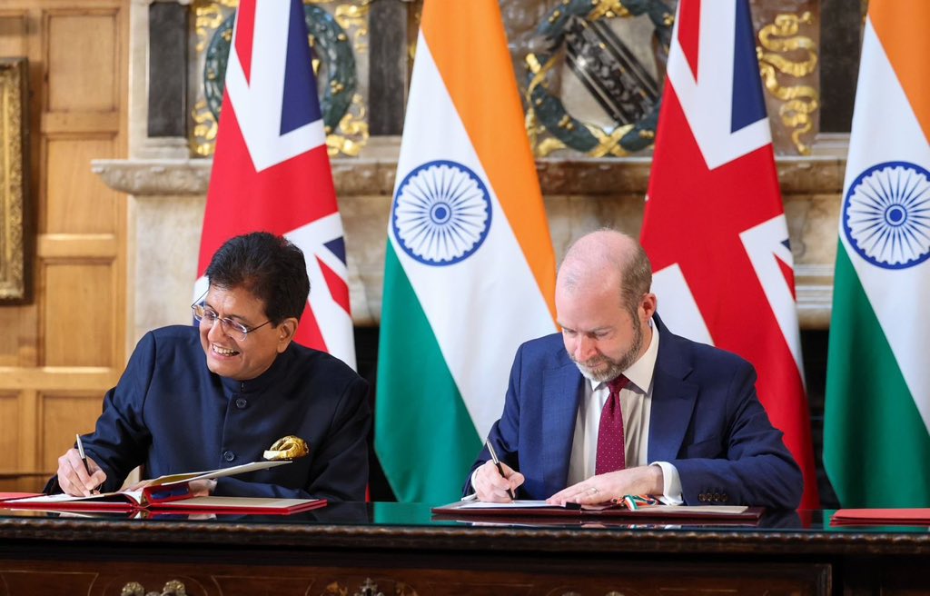 India and UK sign Comprehensive Economic and Trade Agreement (CETA)