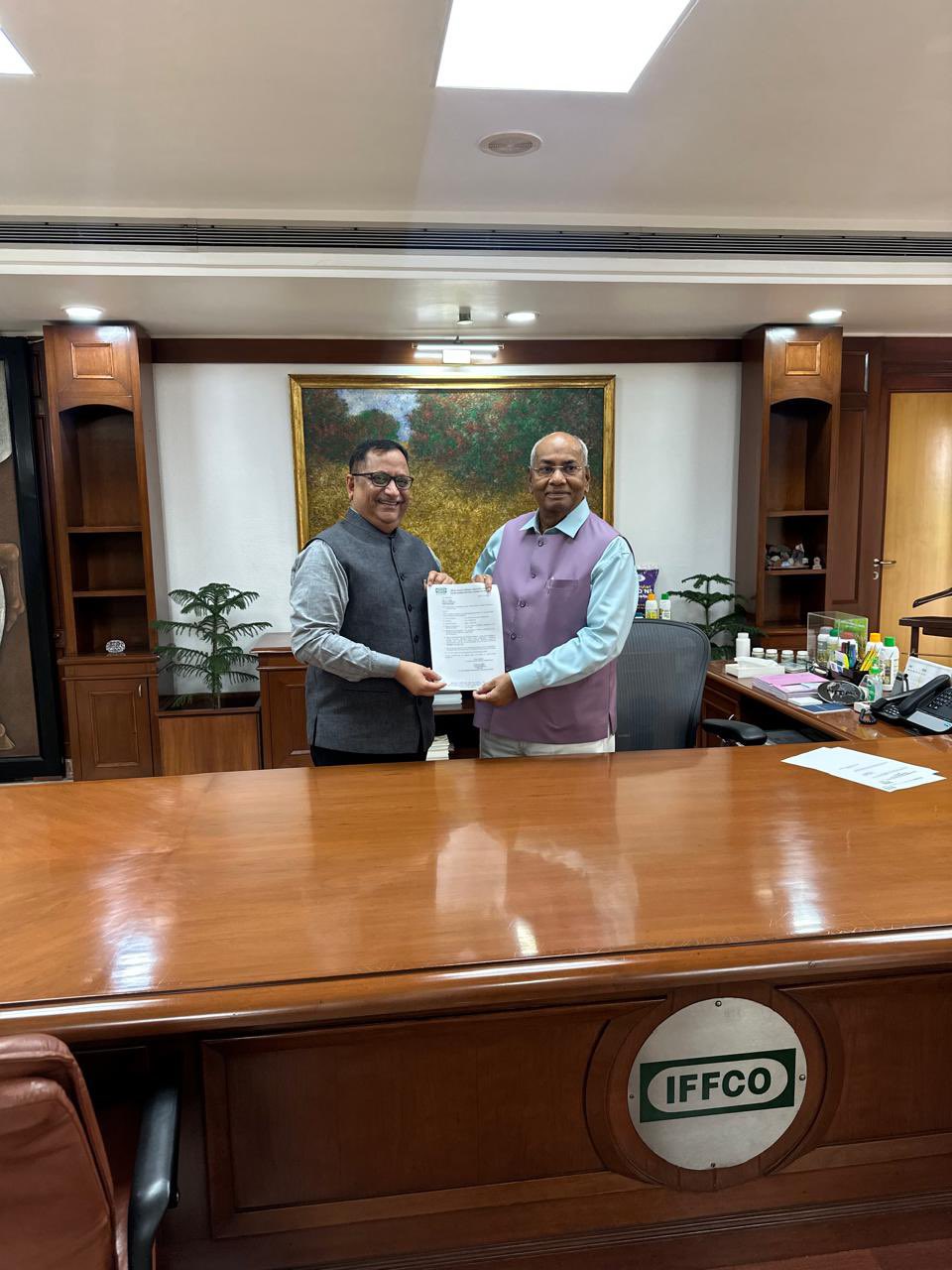 Chairman IFFCO Dileep Sanghani Announced K J Patel as Managing Director