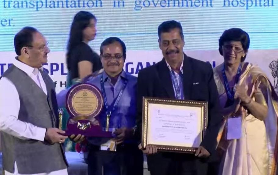 Record Organ Donation: Odisha bags distinction award, Nadda Congratulates 