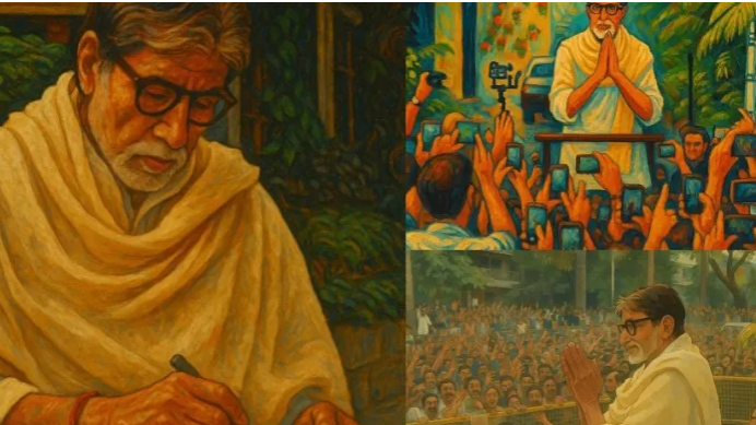 Amitabh Bachchan Shares Viral Studio Ghibli-Inspired Images