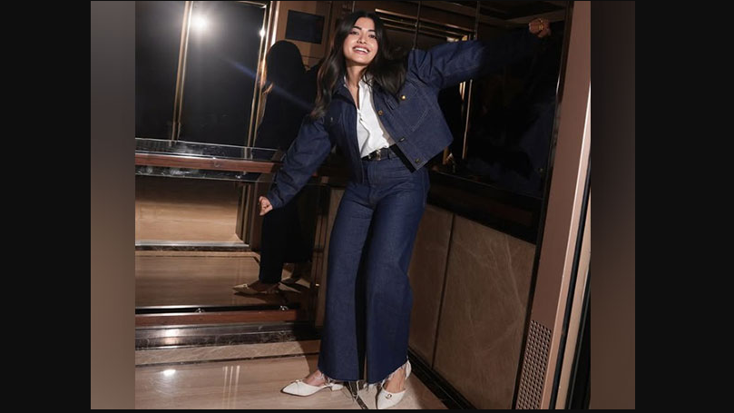 Rashmika Mandanna Stuns Fans with Fashionable "Dress-Up" Post