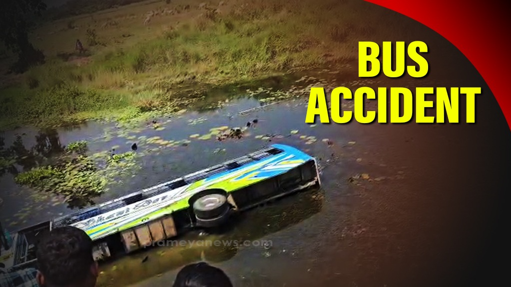 Odisha: 20 injured after bus plunges into ditch near Balasore