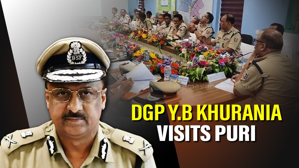 DGP Y.B. Khurania reviews security arrangements ahead of Rath Yatra in Puri