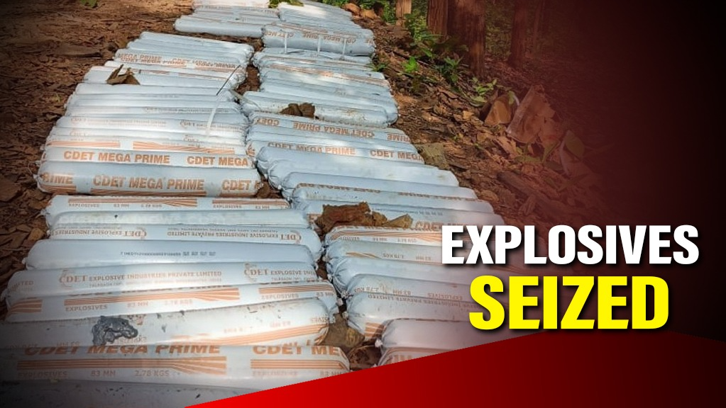 700 kg Explosives Seized in Saranda Forest Security Operation